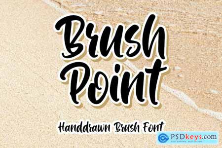 Brush Point - Handdrawn Brush Font