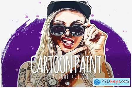 Cartoon Paint - Photoshop Action