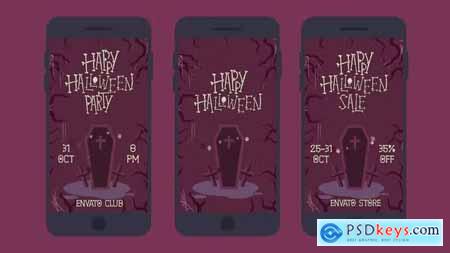 Happy Halloween Social Media Pack 3 in 1 40014411