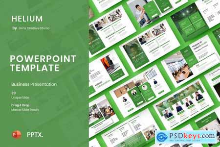 Helium  Business PowerPoint Template