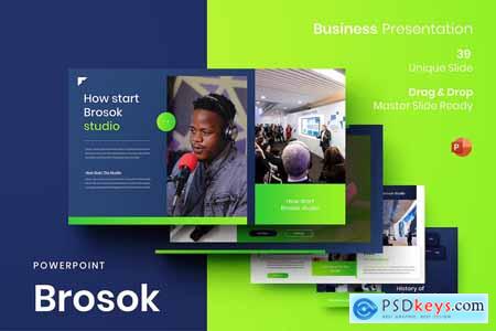Brosok  Business PowerPoint Template