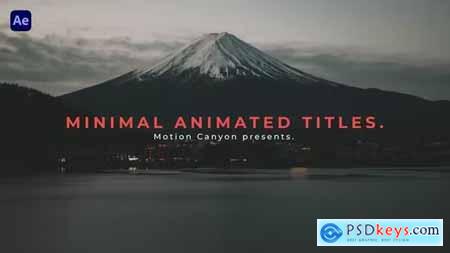 Minimal Animated Titles 40041439 