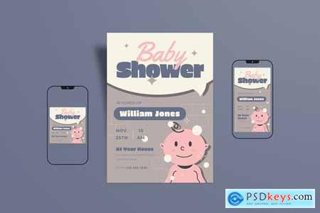 Baby Shower Flyer & Instagram Post
