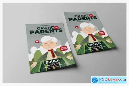 Grandparent's Day - Poster Template