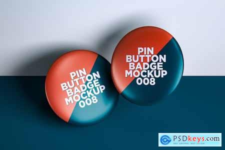 Pin Button Badge Mockup 008