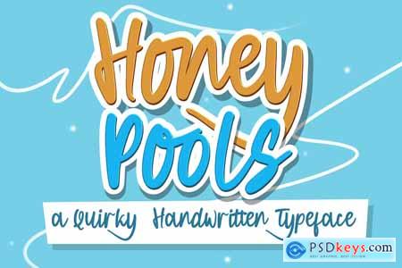 Honey Pools Handwritten Quirky Script Font