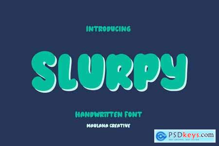 Slurpy Handwritten Font