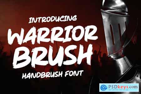 Warrior Brush Natural Display Sans Serif Font