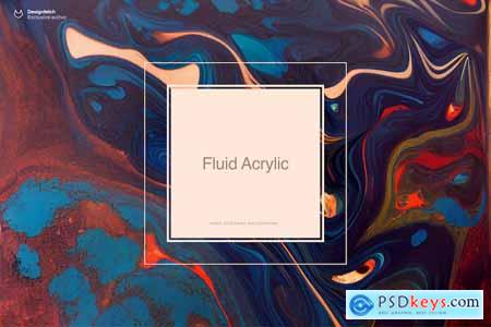 Fluid Acrylic Background