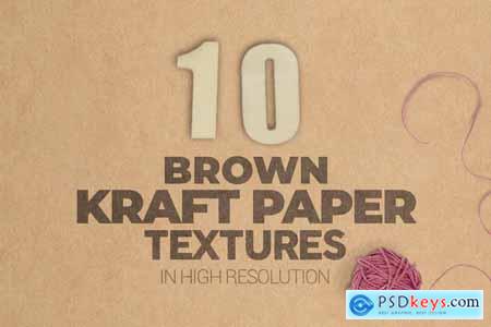 Brown Kraft Paper Textures x10