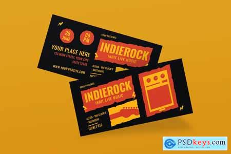 Indie Rock Music DL Flyer