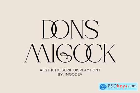 Dons Migock - Elegant Typefaces