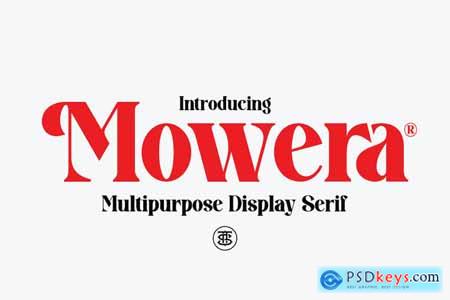 Mowera - Bold Serif