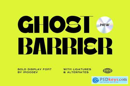 Ghost Barrier - Sans Serif Display Fonts