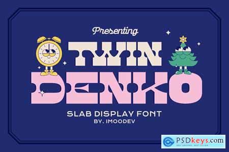 Twin Denko - Modern Cool Fonts