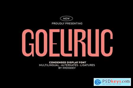 Goeliruc - Condensed Font