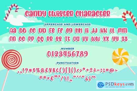 Candy Twister an Unique Playful Font