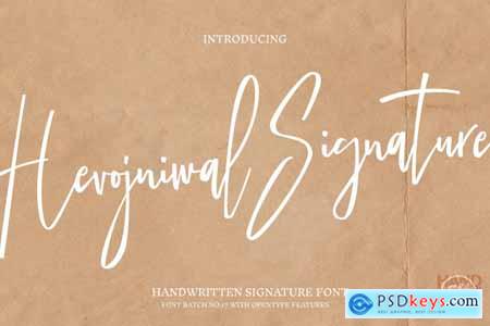 Hevojniwal - Handwritten Signature