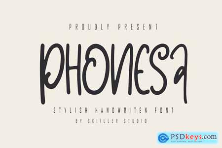 Phonesa - Stylish Sans Serif Font