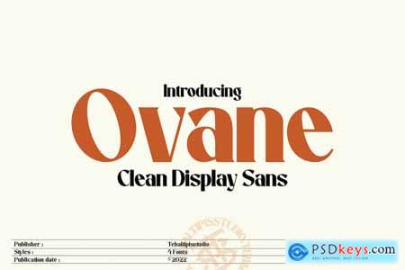 Ovane - Clean Display Sans