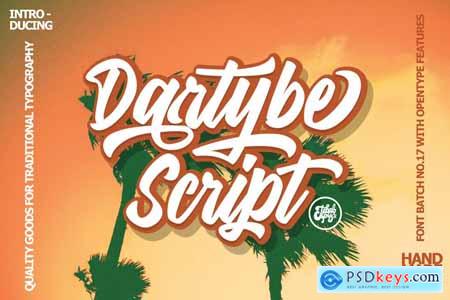 Dartybe - Bold Script Logotype