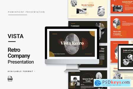 Vista - Retro Company Presentation Template