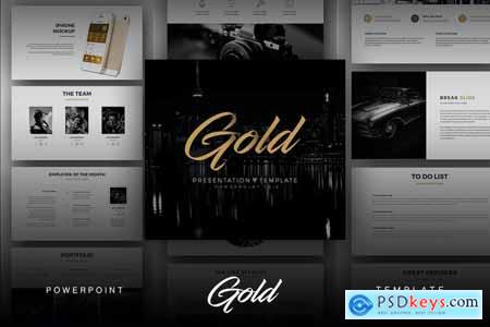 Gold Powerpoint Template
