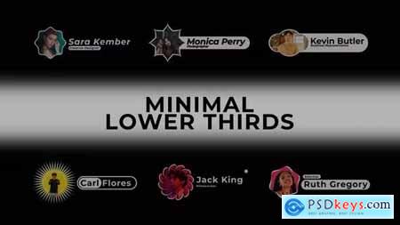 Minimal Lower Thirds - MOGRT 40102930