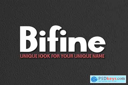 Bifine - Sans Serif Font