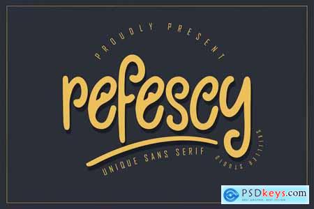 Refescy - Unique Sans Serif Font