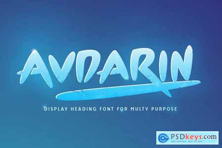 Avdarin - Display Font
