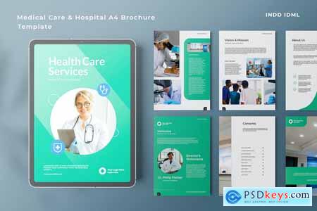 A4 Hospital & Medical Care Brochure