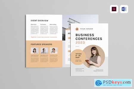 Conference Brochure MS Word & Indesign