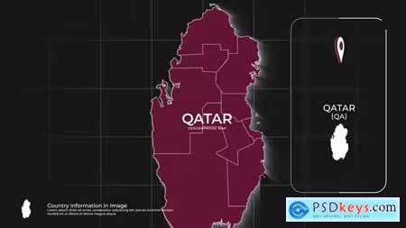 Qatar Map Promo 40153311