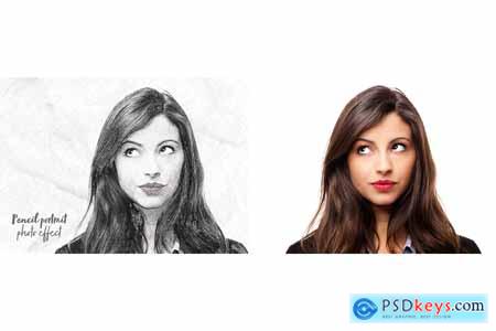 Pencil Portrait Photo Effect