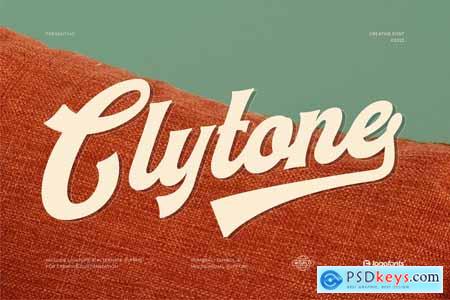 Clytone - Vintage Font