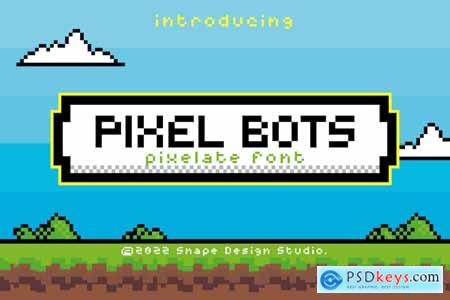 Pixel Bots - Pixel Font