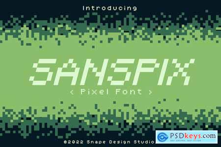 Sanspix - Pixel Font