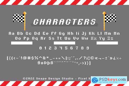 Pixel Kart - Pixel Font