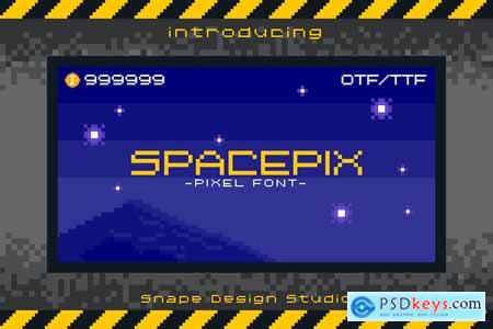 Spacepix - Pixel Font