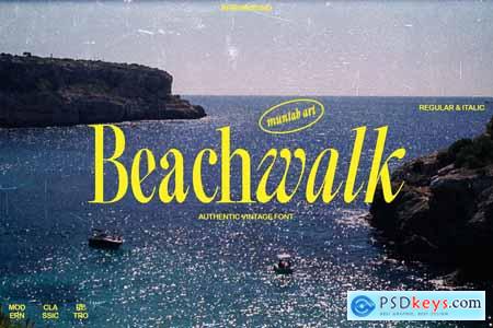 Beachwalk Elegant Retro Serif