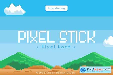 Pixel Stick - Pixel Font