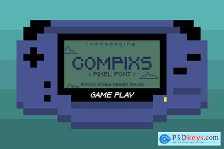 Compixs - Pixel Font