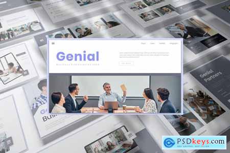 Genial - Business Presentation Powerpoint Template