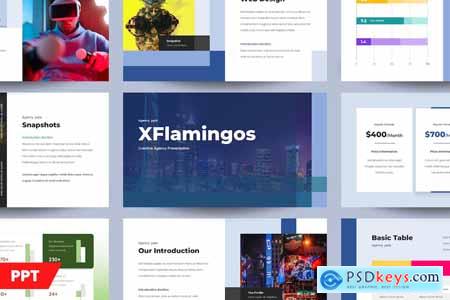 XFLAMINGOS - Creative Agency Power Point 001