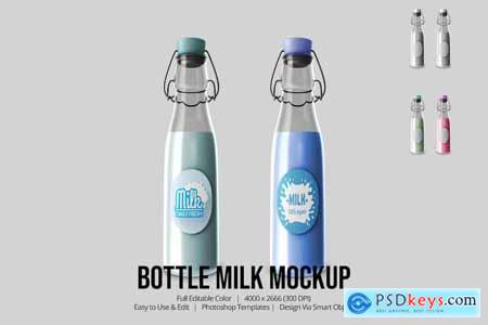 Bottle Milk Mockup