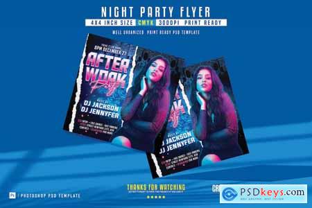 After Work Night Party Flyer