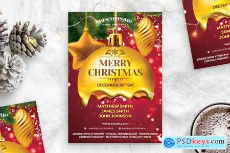 Merry Christmas Flyer Template