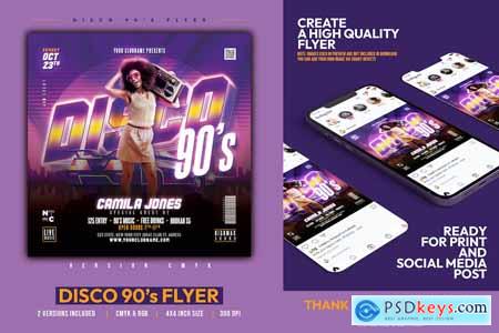 Disco 90's Flyer