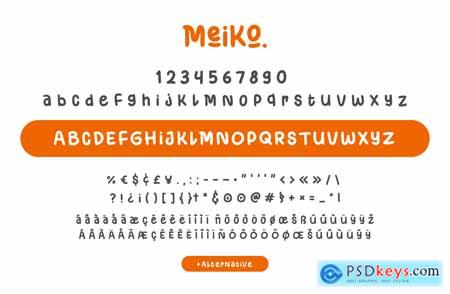 Meiko Font